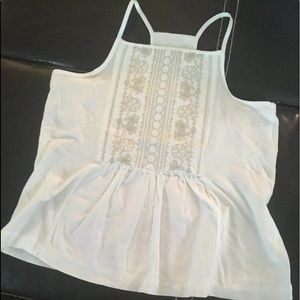 Crewcuts white shirt 6/7